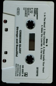 Crimson Glory Strange And Beautiful Holland Cassette tapes side 2