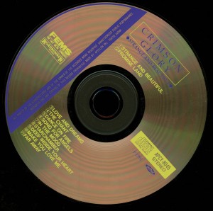 Crimson Glory Strange And Beautiful Japan CD disc