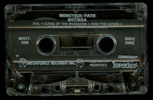 Mercyful Fate Melissa Megaforce Cassette Second Press Clear Tape side 1