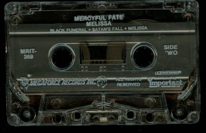 Mercyful Fate Melissa Megaforce Cassette Second Press Clear Tape side 2