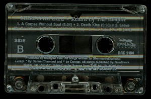Mercyful Fate Return Of The Vampire Roadracer Cassette side 2