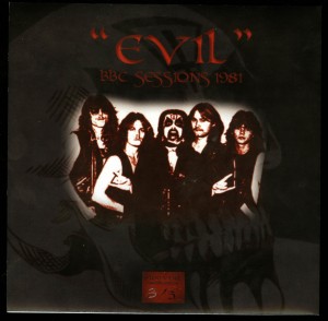 Mercyful Fate BBC Live Sessions 1981 Evil flexi disc back