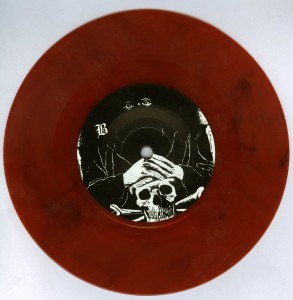 Mercyful Fate Die Schwarze Maske clear red 7'' side b