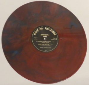 Mercyful Fate Mini LP 2001 Bootleg Red + Blue side b