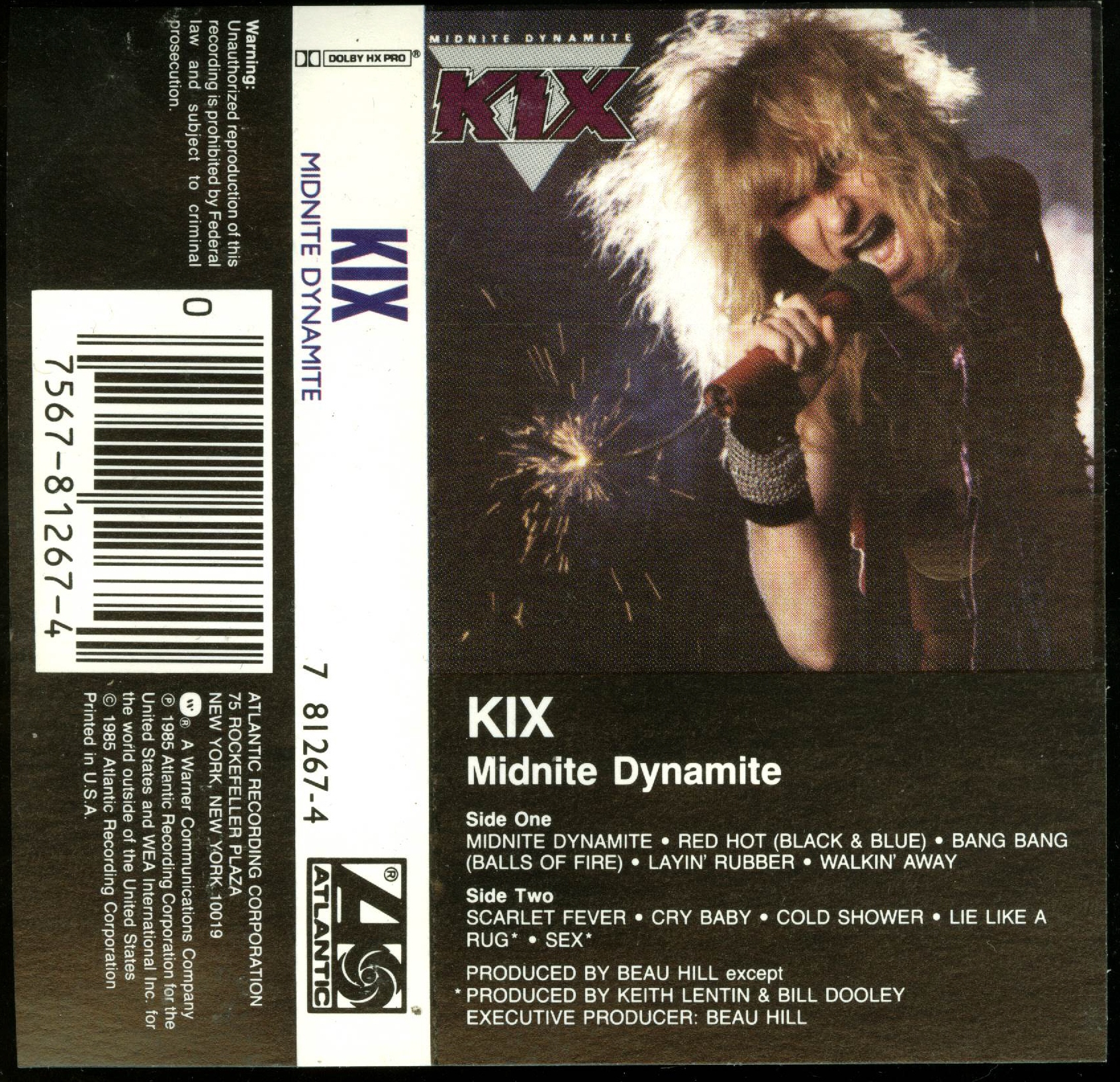 Kix – Midnite Dynamite [CD] – Alliance MOD, East/West Records, 1990